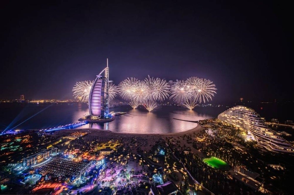 دبي في صدارة الوجهات العالمية للاحتفال بالعام الجديد